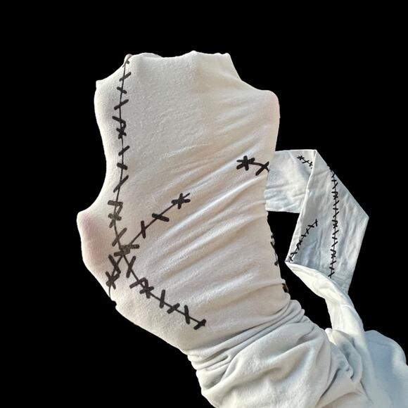 Halloween Set The Nightmare Before Christmas Tunic & Sally Tights Size Small-Med - Picture 6 of 9